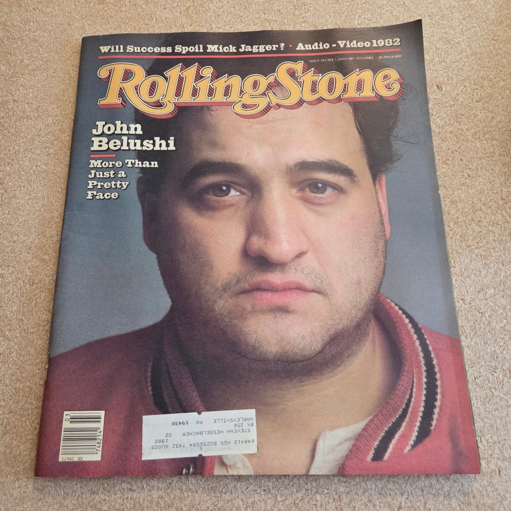 Rolling Stone‎ Magazine Issue 361 Jan 21 1982 John Belushi Mick Jagger Good Used